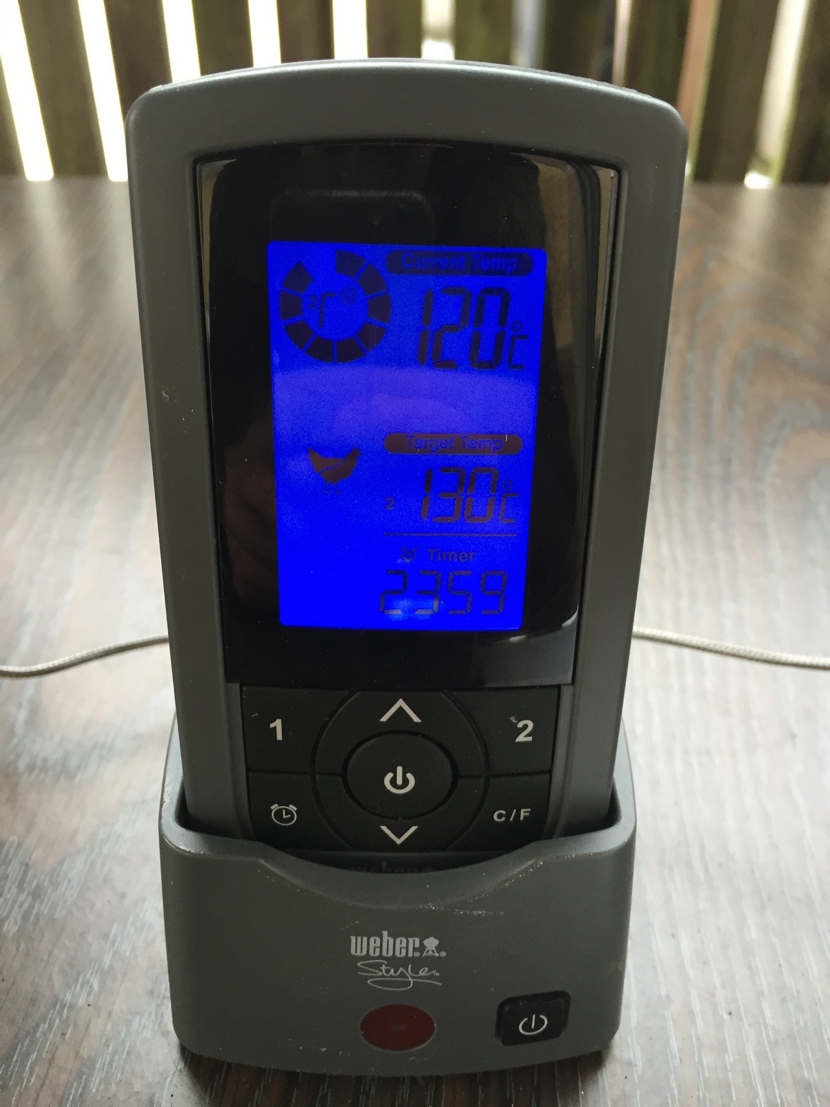  Weber 6741 Style Dual Probe Wireless Thermometer